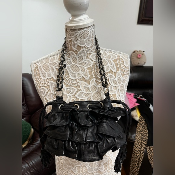 Adreanne Vittadini mini purse, lamb leather, magnetic closer, great condition - Picture 3 of 9